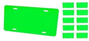 Partsapiens Corp. Green Light - Anodized Aluminum License Plate Blank ...