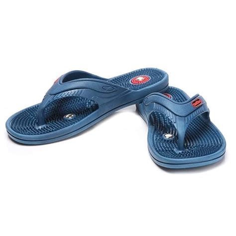 AHCP Acupressure Slipper blue for men and women-GH04 - Size- 6 : Amazon ...
