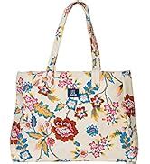 AQVA Cotton Canvas Tote Bag for Women with Side Pockets | Trendy ...