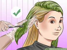 You Dyed Your Hair by How To Dye Your Hair Green 13 Steps With Pictures Wikihow You Dyed Your Hair