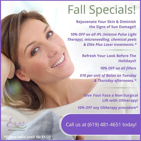 Specials/Events | Eros Beauty & Wellness | San Diego