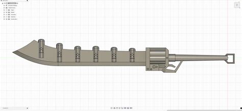 ⚔️ Lei Heng's Weapon - Limbus Company Cosplay 3D Model (뇌횡 - 림버스 컴퍼니)・ 3D File for 3D printing・Cults
