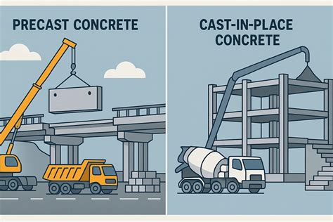 Precast vs. Cast-in-Place Concrete: What's the difference, and how does ...