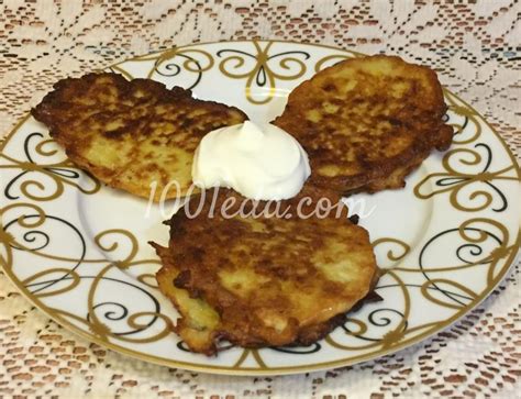 Драники картофельные с луком и яйцом - Драники от 1001 ЕДА