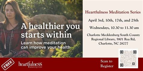 Heartfulness Meditation Workshop, South County Regional Library ...
