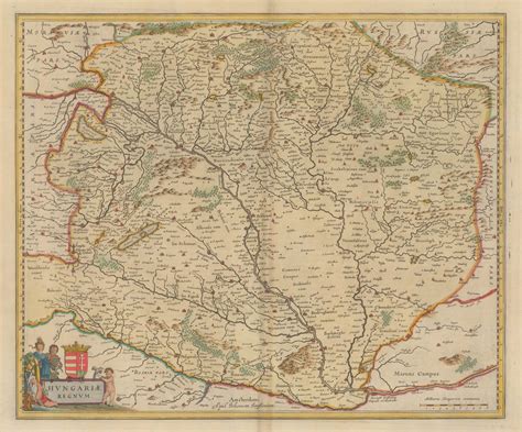 A 16th century map of Somalia by Jan Huyghen