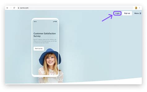 How to sign in : Survio