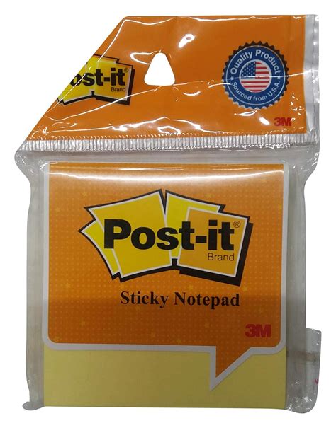 Post-It 3x3 Inches 100 Count Canary Yellow Sticky Notes : Amazon.in ...