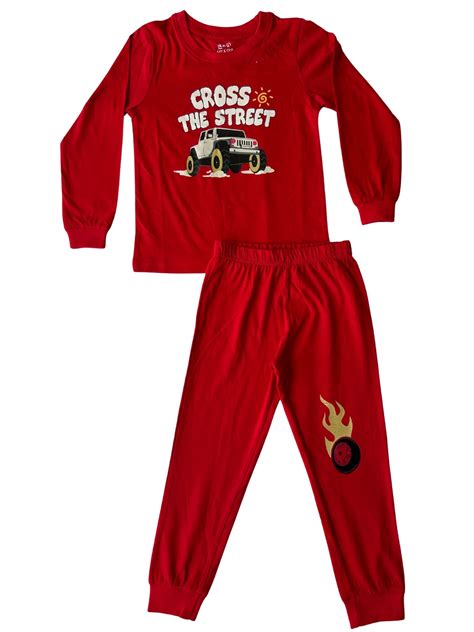 Red Cross Road Full Sleeve Set (Unisex) – Kay and Que Kids