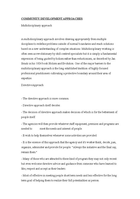 Approaches and Methods of Community Development 的图像结果