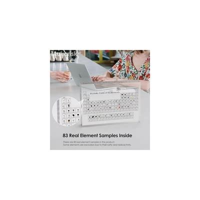 Mukarisk Periodic Table with Real Elements Inside, Acrylic India | Ubuy