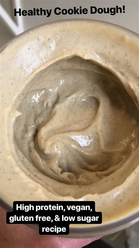 Healthy Cookie Dough Recipe. A High Protein, Vegan, Low Sugar Treat