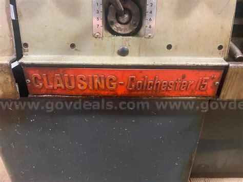 CLAUSING - Colchester 15 LATHE | AllSurplus