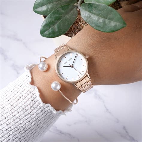 Playdate Rose Gold Watch Bracelet Stack For Women Online – Joker & Witch