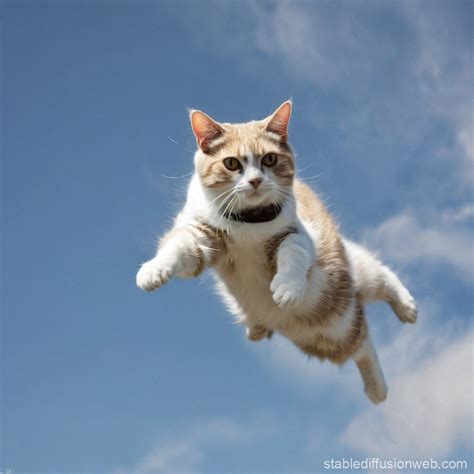 Flying Cat | Stable Diffusion Online