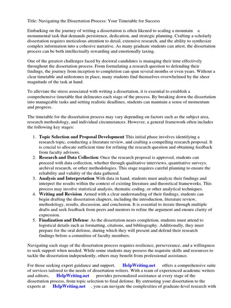 Image result for Dissertation Process