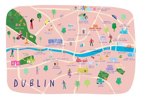 Dublin Tourist Map Printable