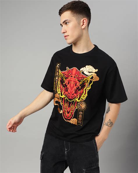 House Of The Dragon Caraxes Oversized Tshirt Men – Free Authority