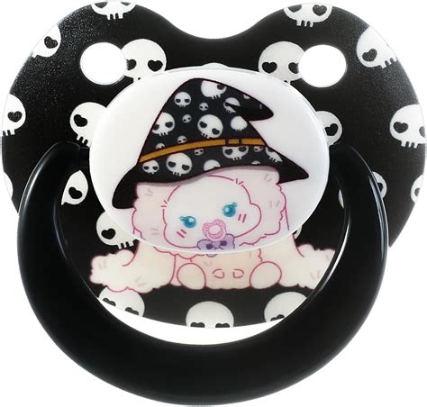 Amazon.com : Cute Halloween Pacifier for Adult Anxiety: Large Size Binky Silicone Nipple for ...