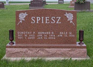 Monument Samples | Schmitz Funeral Homes