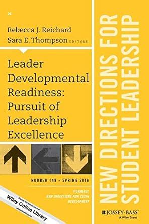 Buy Leader Developmental Readiness: Pursuit of Leadership Excellence ...
