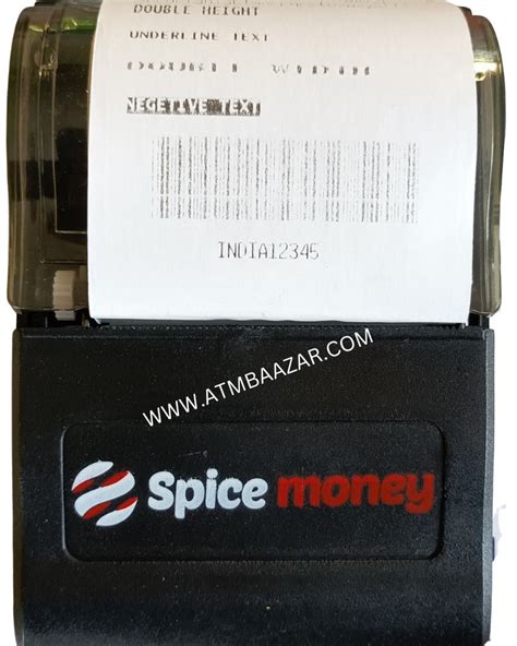 Spice Money Bluetooth Thermal Printer – ATMBAAZAR