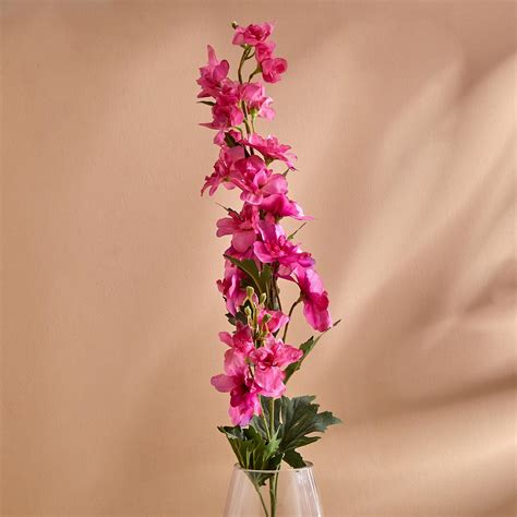 Buy Botanical Artificial Delphinium Flower Stick - 82cm from Home ...