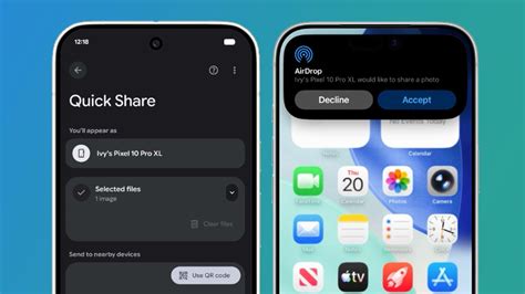 Quick Share compatible with AirDrop: Android and iPhone without cables