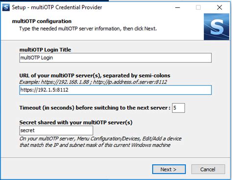 Image result for Multiotp Credential Provider