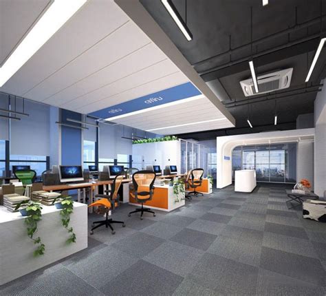 办公室装修设计效果图-办公空间-上海办公室装修可鼎设计有限公司