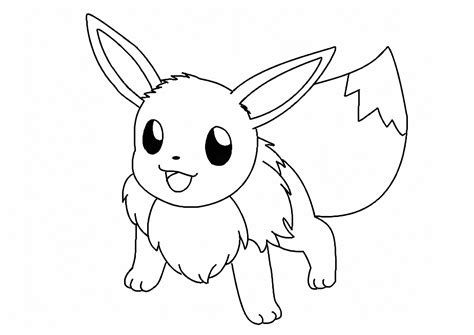 Eevee : Incredible Coloring page - Pokemon Coloring Pages