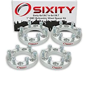 Sixity Auto 4pc 1" 6x139. 7 Wheel Spacers GMC Jimmy K1500 Suburban ...