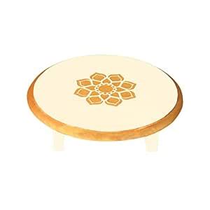 Lal Haveli Wooden Round Table Kids Study Tables/Nightstands/Wood Table ...