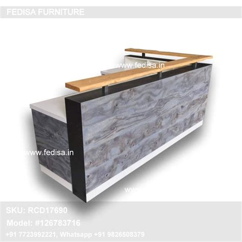 Reception Table Office Beauty Salon Reception Counter Marble Reception ...