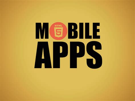 HTML5 Mobile Apps 的图像结果