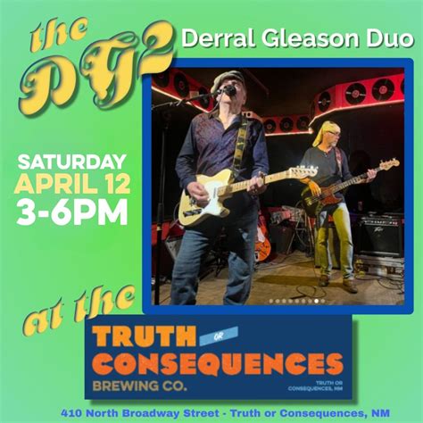 Derral Gleason Duo LIVE - T or C Brewery, 410 North Broadway Street ...
