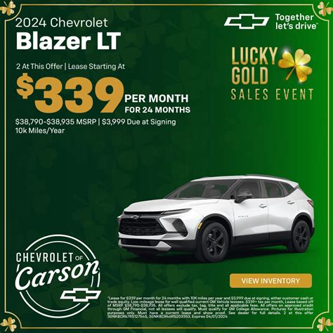 New Chevrolet Vehicle Specials In Carson | Chevrolet of Carson