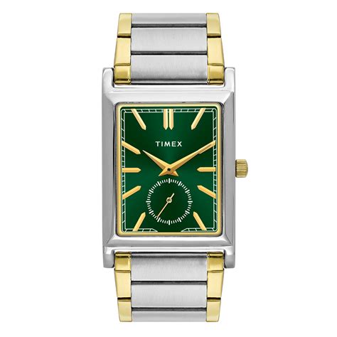 TIMEX Men Green Rectangle Dial Analog Watch - TW000L524 – Gangoly Watch ...
