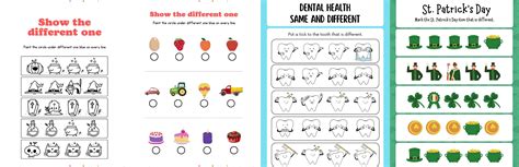 Find Differences Worksheet for Kid 的图像结果