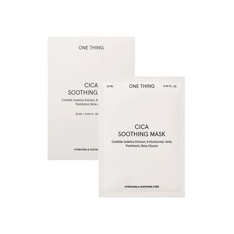 [Onething] Cica Soothing Mask 25ml*5pcs – Luxiface.com