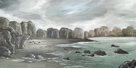 Rocky Coastal View - Original Art from West Country Galleries