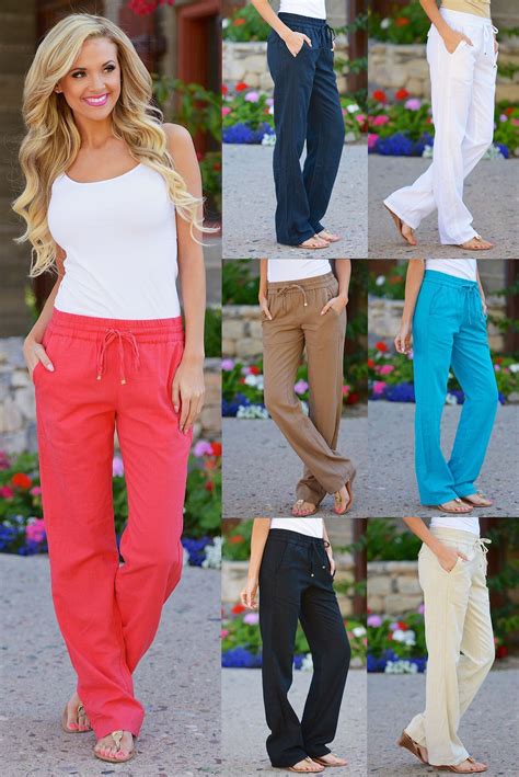 What To Wear With Drawstring Linen Pants at Stanley Shirlene blog