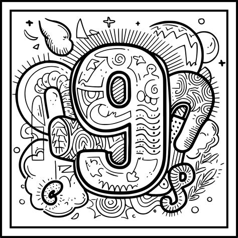 Image result for Numbers 0 to 9 Printable Color