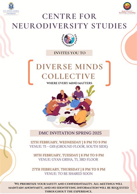 Diverse Minds Collective (DMC) for Spring 2025