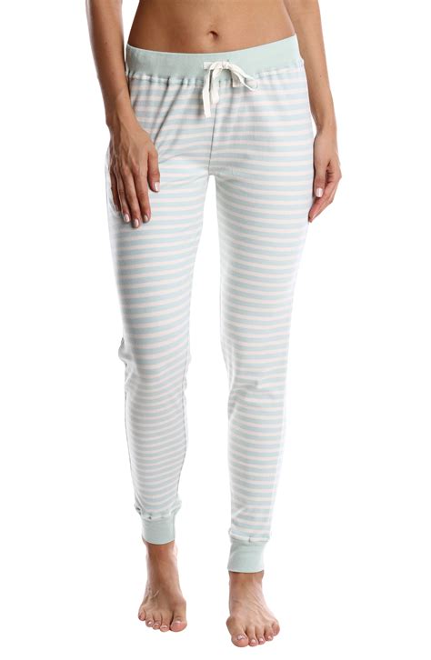 Blis Women's Cotton Jogger Pajama Pants - Ladies Lounge & Sleepwear PJ ...