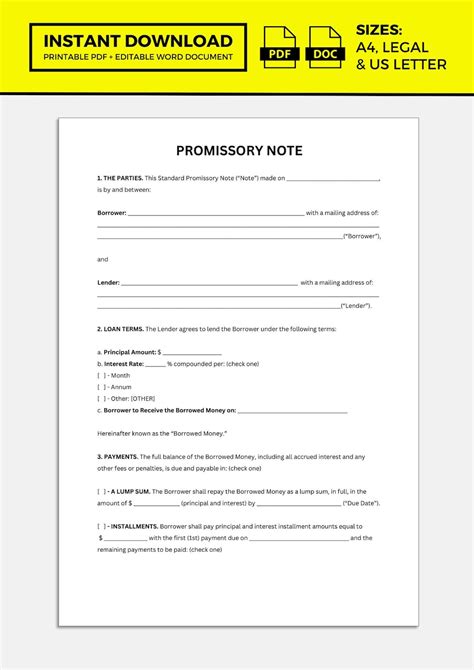 What Is a Promissory Note 的图像结果