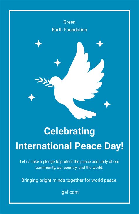 Free International Peace Day Templates to Edit Online