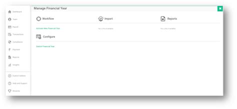 How to activate the New Financial Year : Help Center