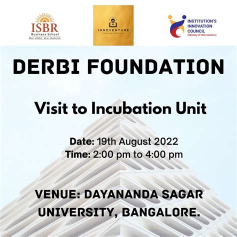 Derbi Foundation - ISBR Institutions