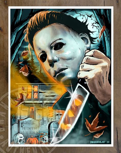 Michael Myers (Halloween) Art Print 9 x 12 in. | BwanaDevilArt
